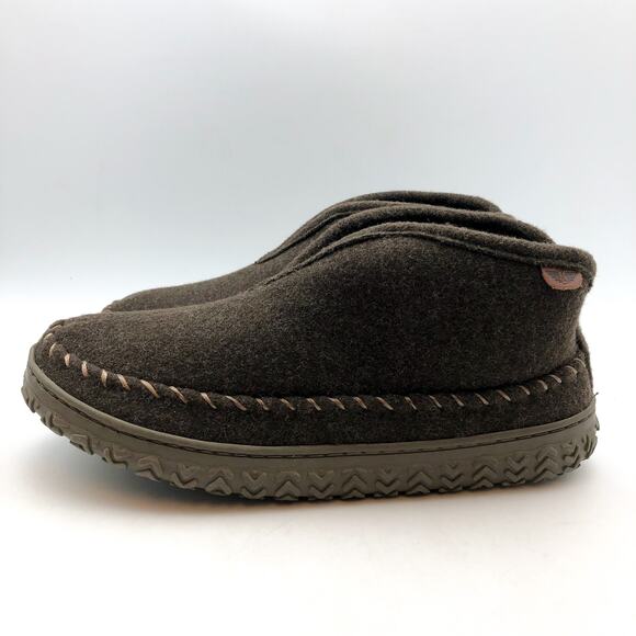 Dockers Mens Rugged Wool Slip-On Slipper Boots US 8 EU 35.5 Taupe Round Toe NIB - Picture 6 of 12